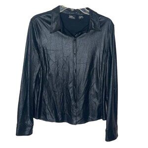 ❤️ 🆕 NY JEANS Button Down Shirt Size L